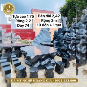 BÀN GHẾ ĐÁ - MẪU 07